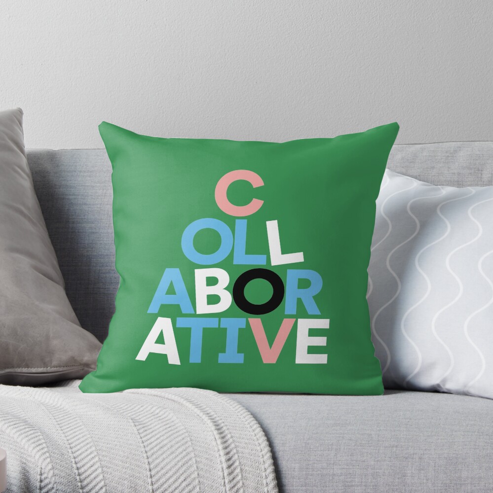 better together Throw Pillow