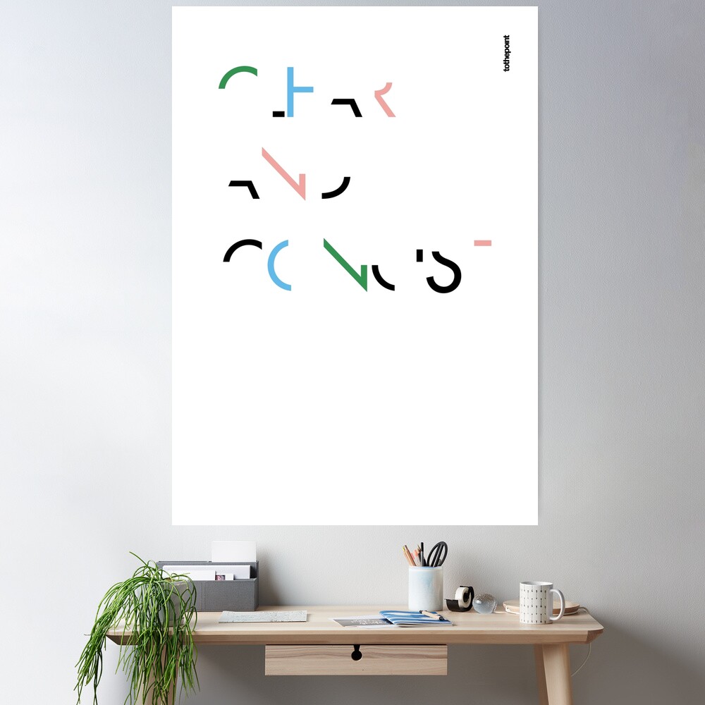 be clear and concise Poster