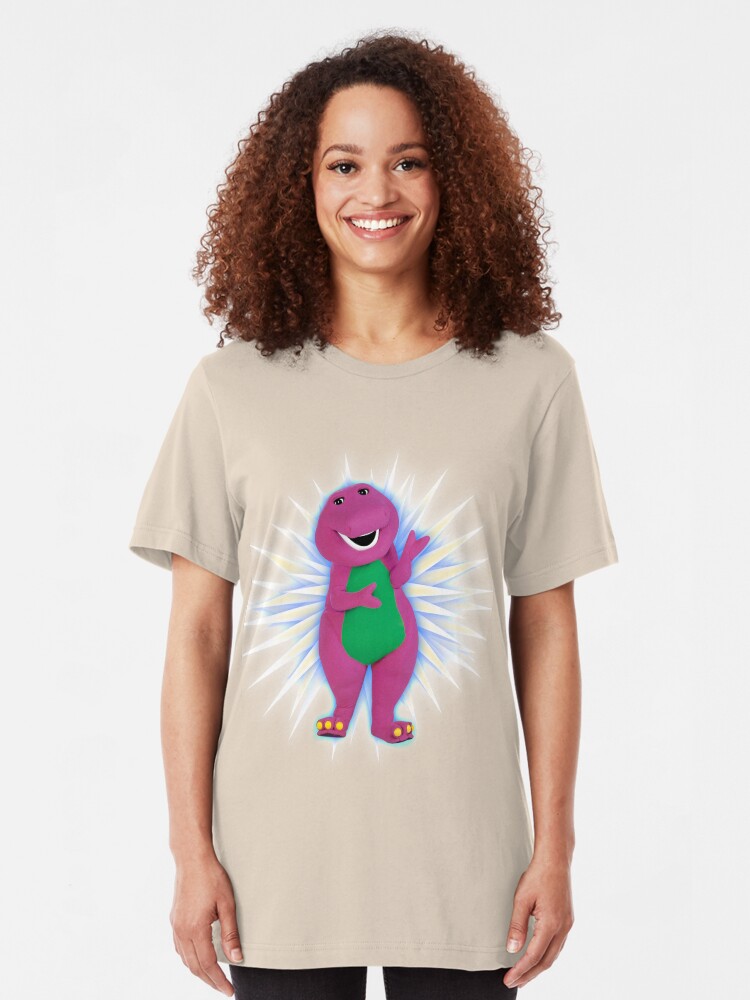 Alternate view of Barney The Dinosaur <3 Slim Fit T-Shirt