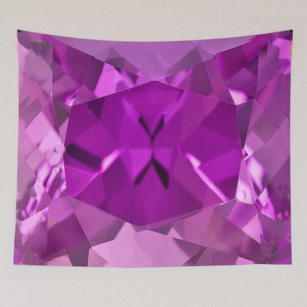 Item preview, DECORATIVE PINK SAPPHIRE FACETED GEM   designed and sold by sharlesart.