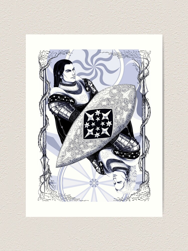 Alternate view of Scion of Kings (violet) Art Print
