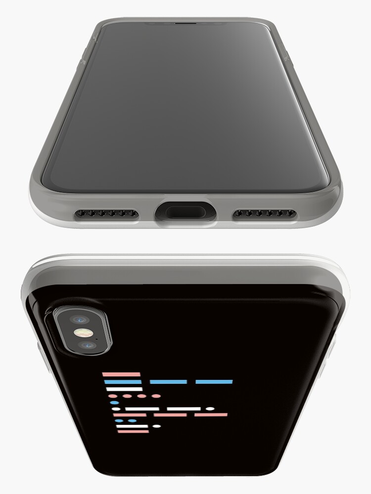 Alternate view of morse code - communication in its simplest form iPhone Case