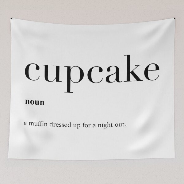Item preview, Cupcake definition designed and sold by Peonie Design.