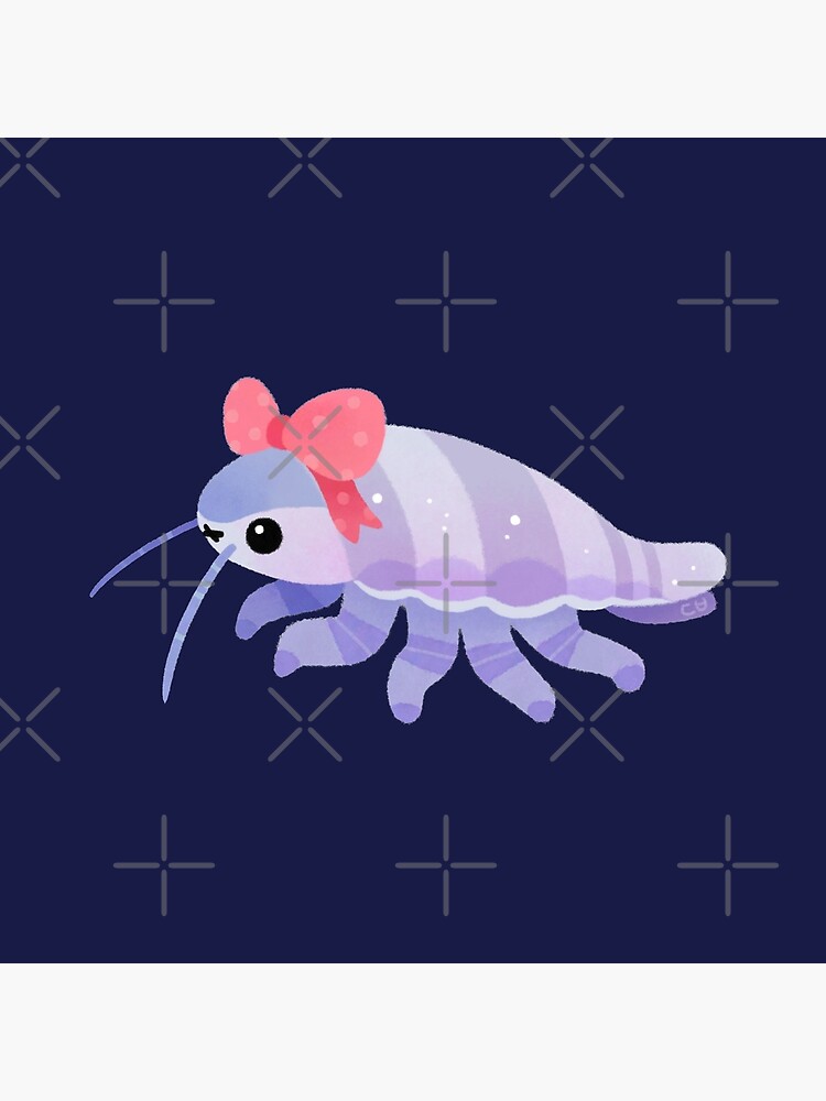 "Ribbon giant isopod" Throw Pillow for Sale by pikaole Redbubble