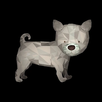 Artwork thumbnail, The Low Poly Dog by SpacemanSam13