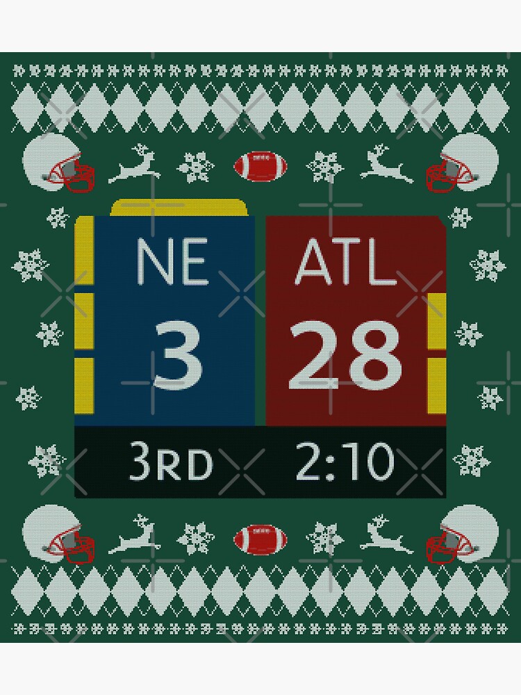 28-3 Historic Comeback Shirt, New England Patriots Christmas Ugly Sweater,  Tom Brady TB12 Shirt, Mug, Phone Case, Pillow & Greeting card! Essential T- Shirt for Sale by GoatGear