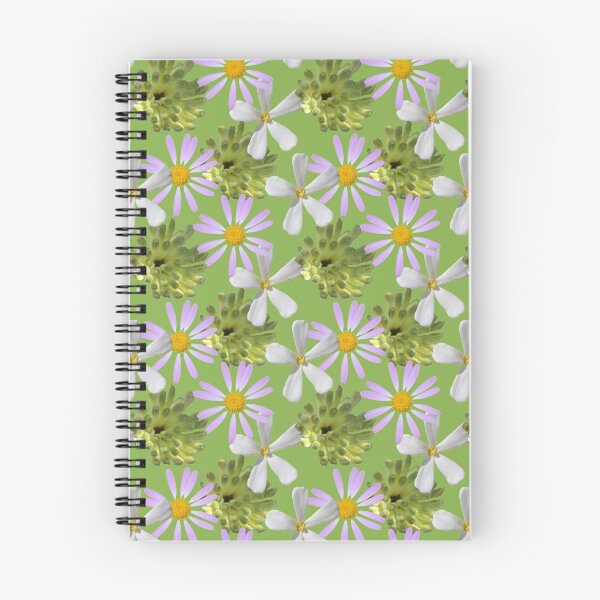 Item preview, Flores verdes, blancas y moradas designed and sold by STHogan2.