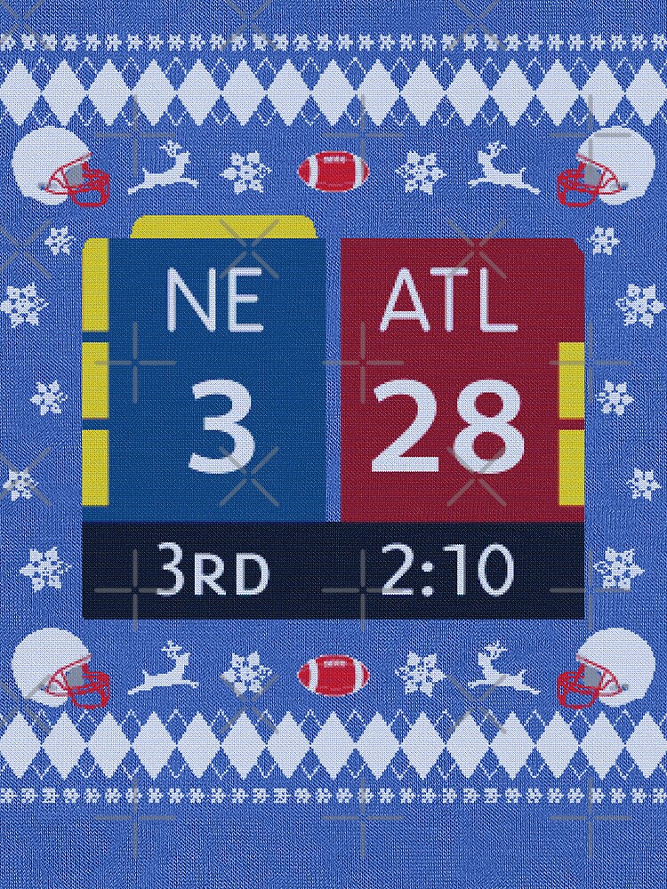 28-3 Historic Comeback Shirt, New England Patriots Christmas Ugly Sweater,  Tom Brady TB12 Shirt, Mug, Phone Case, Pillow & Greeting card! Lightweight  Sweatshirt for Sale by GoatGear