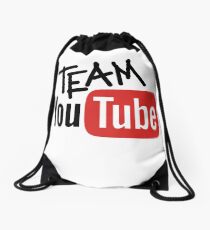 Team YouTube Drawstring Bag
