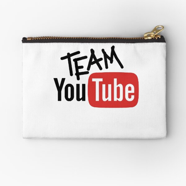 Team YouTube Zipper Pouch