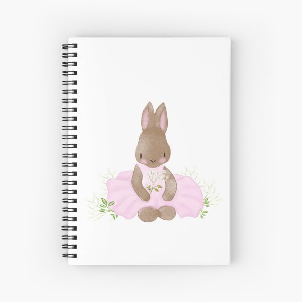 Cute bunny rabbit Spiral Notebook