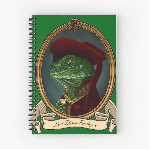 Item preview, Renaissance Lizard - Lord Tiberius Pendragon (A Green Iguana) designed and sold by JMSArt.