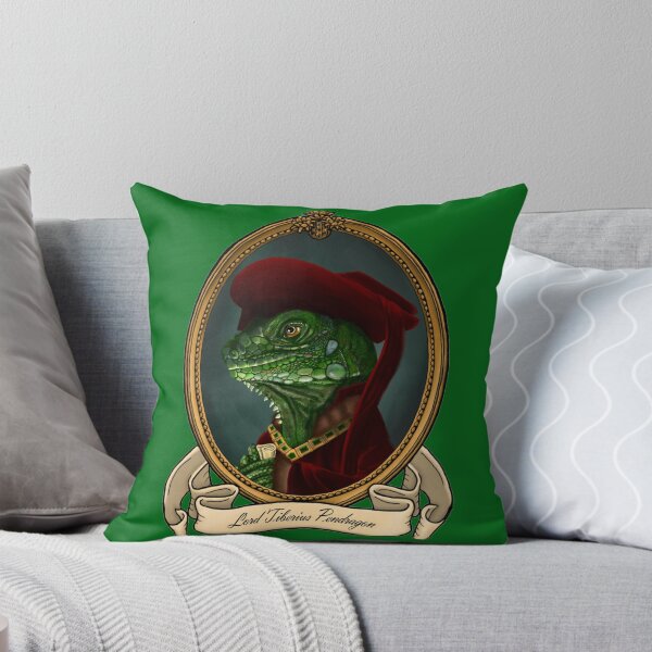 Item preview, Renaissance Lizard - Lord Tiberius Pendragon (A Green Iguana) designed and sold by JMSArt.