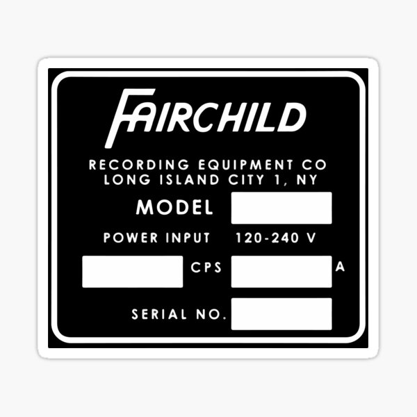 Fairchild Logo Sticker