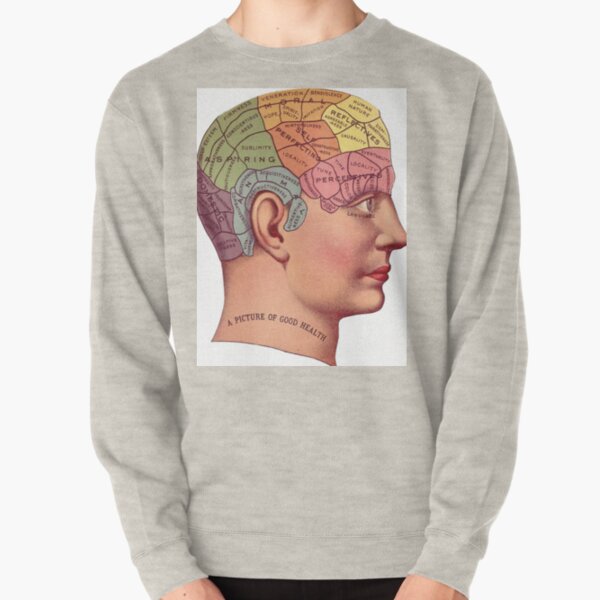 Phrenology Head Pullover Sweatshirt