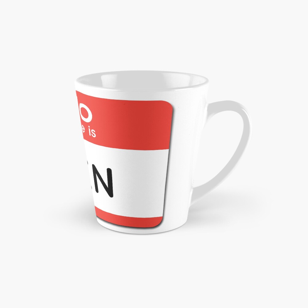 Vista previa del artículo con la obra «Taza cónica», diseñado y vendido por -HelloMyNameIs-.