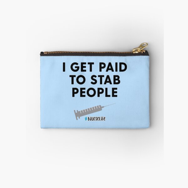 Item preview, Funny Nurse Life Gift "I Get Paid to Stab People" T-shirt designed and sold by HollyPrice.