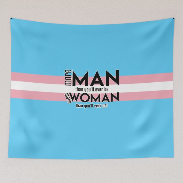 Item preview, More Man and More Woman Trans Pride designed and sold by Gnormous9.