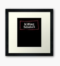 killing smokes tshirt Framed Print