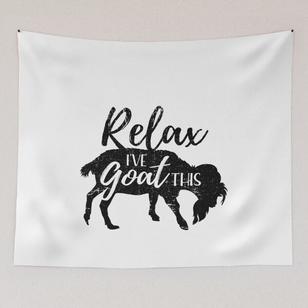 Item preview, Relax I've Goat This - Distressed Design for Goat Lovers designed and sold by Theodore Cory.