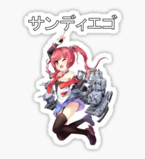San Diego Azur Lane Sticker