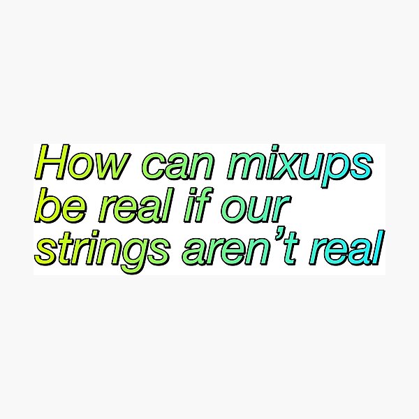 Mixups Photographic Print