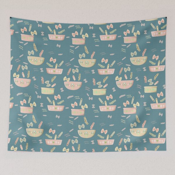 Item preview, Pasta Pasta - blue designed and sold by youdesignme.