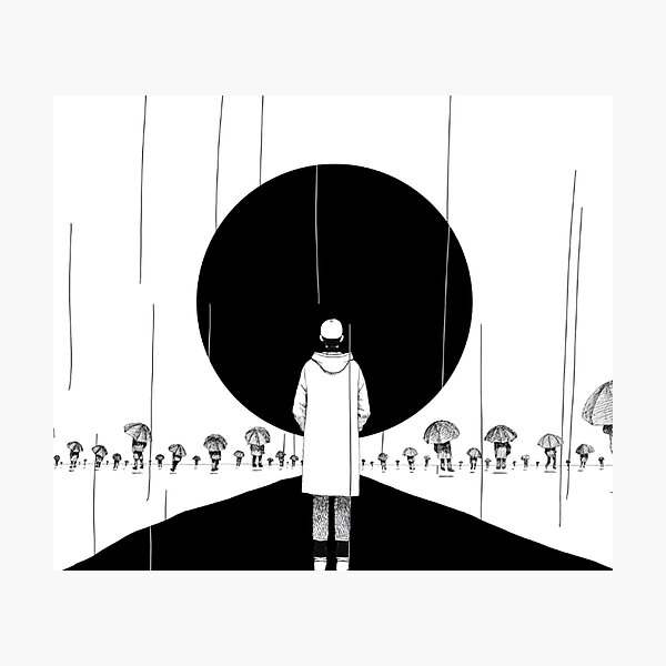 rm mono design 1 (transparent/normal ver.) Photographic Print