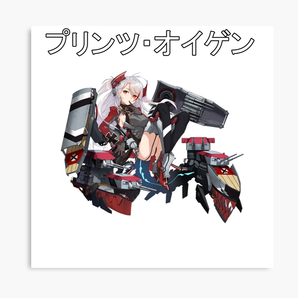 Prinz Eugen Azur Lane Throw Pillow By Shrood Boosting Redbubble