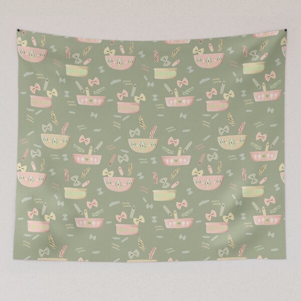 Item preview, Pasta pasta - green designed and sold by youdesignme.