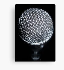 Microphone Canvas Print