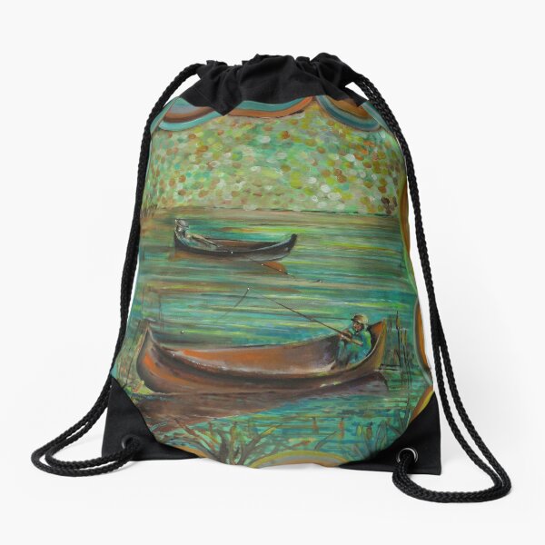 Easy like Sunday morning Drawstring Bag