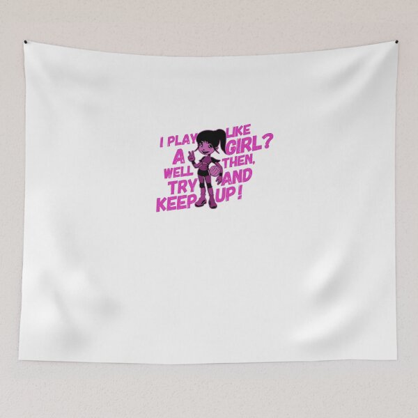Item preview, I Play Like A Girl Try And Keep Up Pink designed and sold by KoolMoDee.