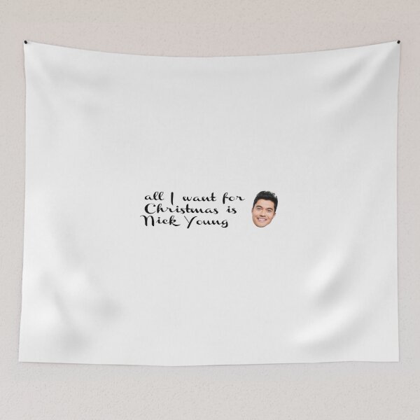 Item preview, All i want for christmas is NICK YOUNG designed and sold by TheChocolateDanish x.