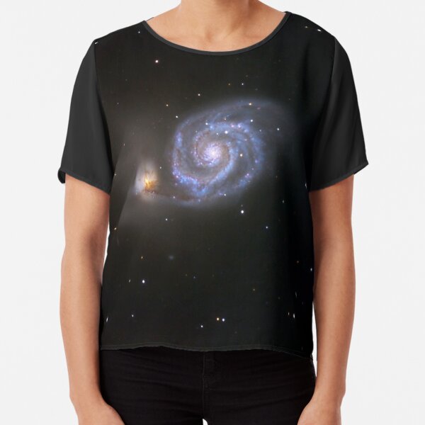 whirlpool galaxy Chiffon Top