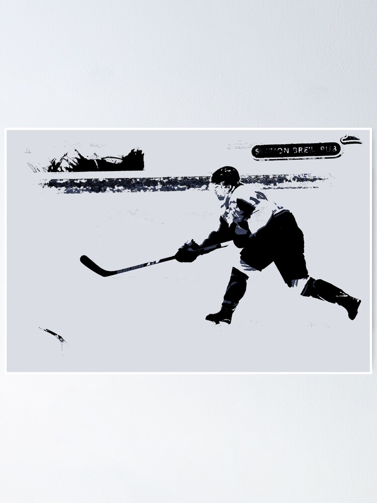 He Shoots He Scores Hockey Player Poster By Natureprints