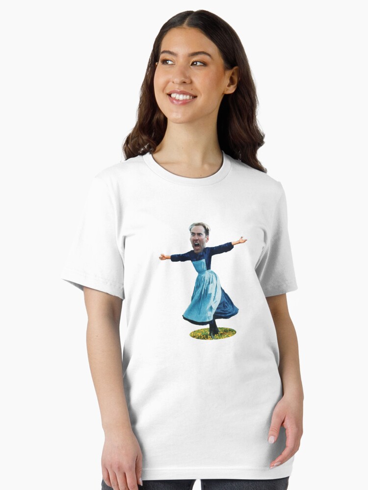 Thumbnail 2 of 7, Essential T-Shirt, The sound of Nicolas Cage designed and sold by jimmcdonagh.