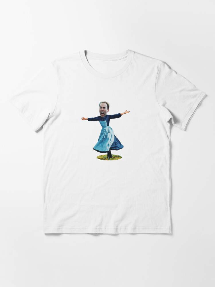 Thumbnail 3 of 7, Essential T-Shirt, The sound of Nicolas Cage designed and sold by jimmcdonagh.