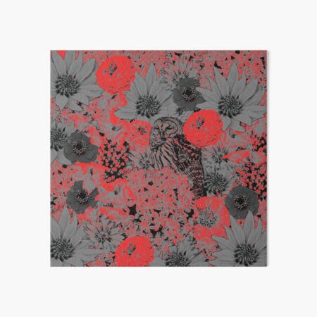Red Owl Art Board Print