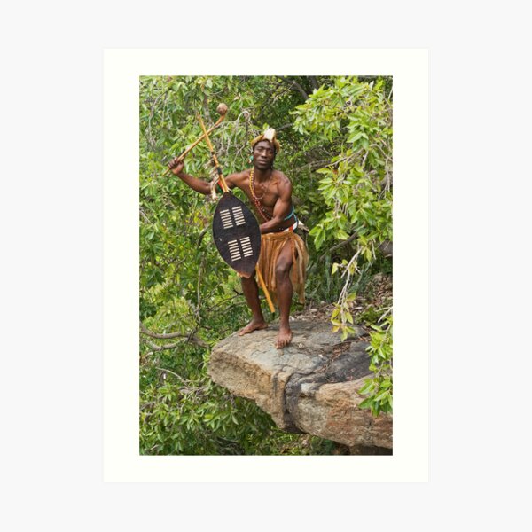 Zulu Warrior Art Print