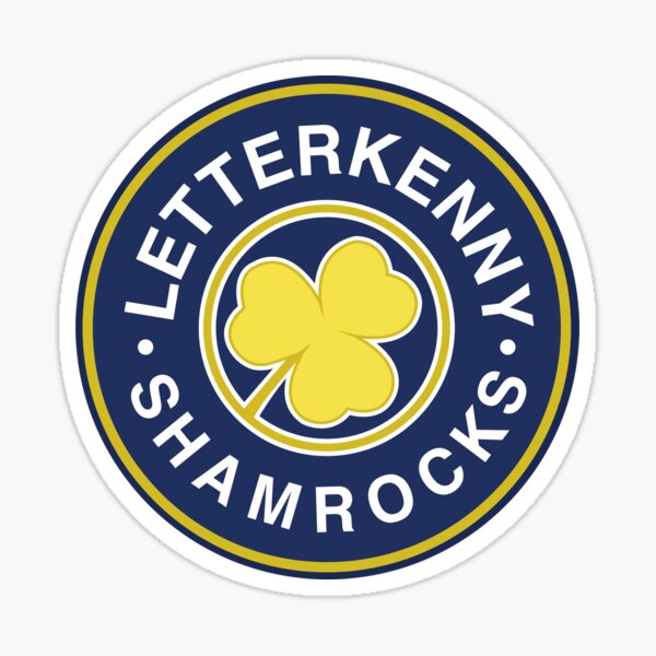 Letterkenny Shamrocks Hockey Sticker.