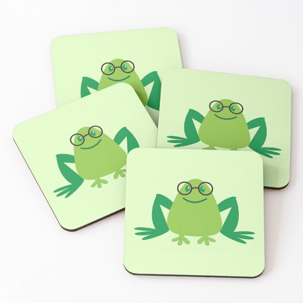 Item preview, Nerdy little funny frog designed and sold by jazzydevil.