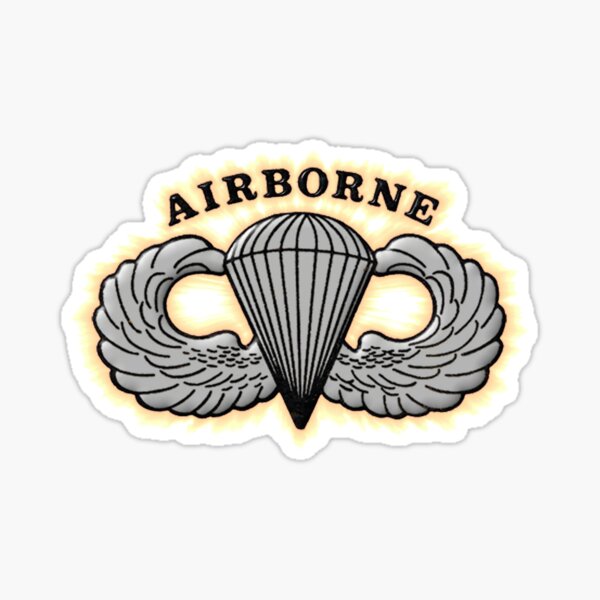 Parachute Wings Badge Airborne Funny Skitongifts Custom Laser Engraved