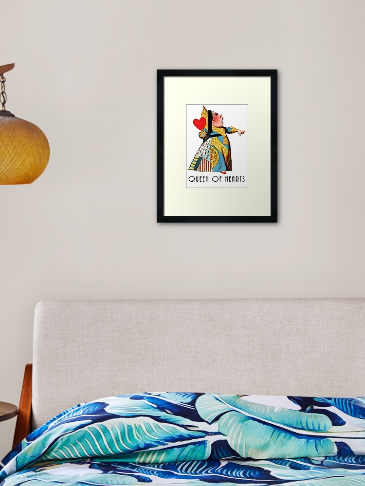 Thumbnail 1 of 7, Framed Art Print, Alice in Wonderland Queen of Hearts designed and sold by antiqueart.