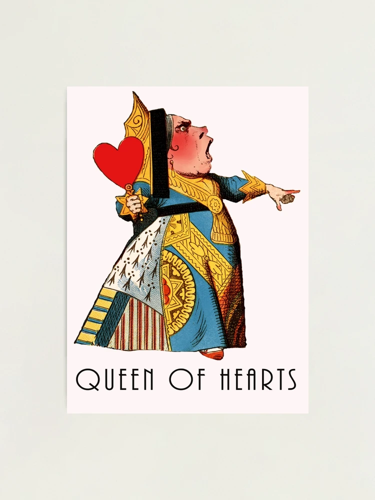 てぃんくる　Queen of Hearts 版画 Queen of Hearts Alice in Wonderland I - Red