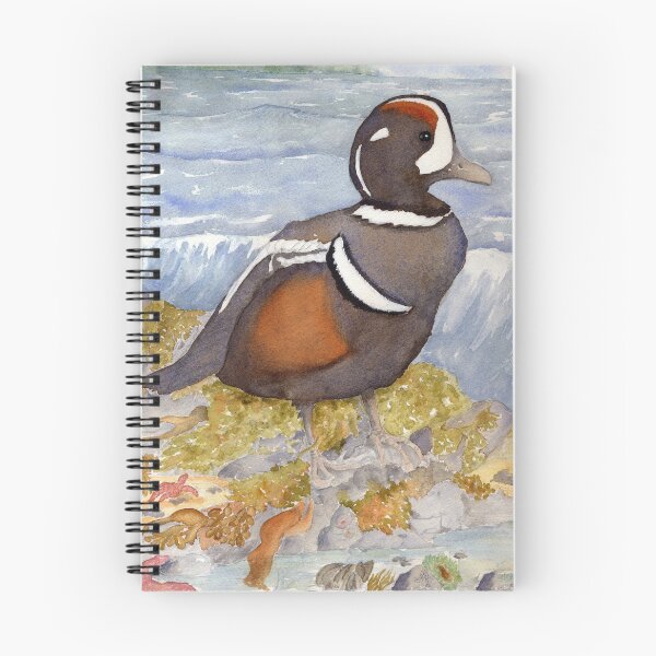 Item preview, Harlequin Duck designed and sold by Diane Hall Watercolors.