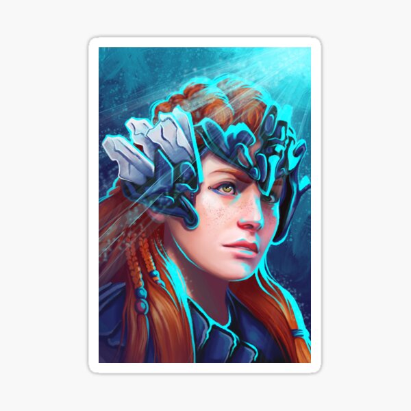 Blue Gleam Sticker