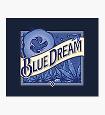 Blauer Traum Fotodruck