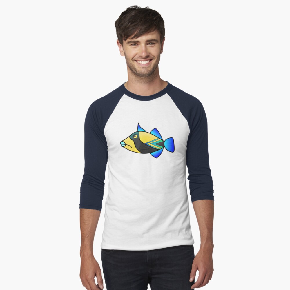Item preview, Baseball ¾ Sleeve T-Shirt designed and sold by FlockOfSeagals.