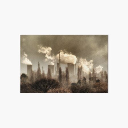 Smoggy Teesside Art Board Print